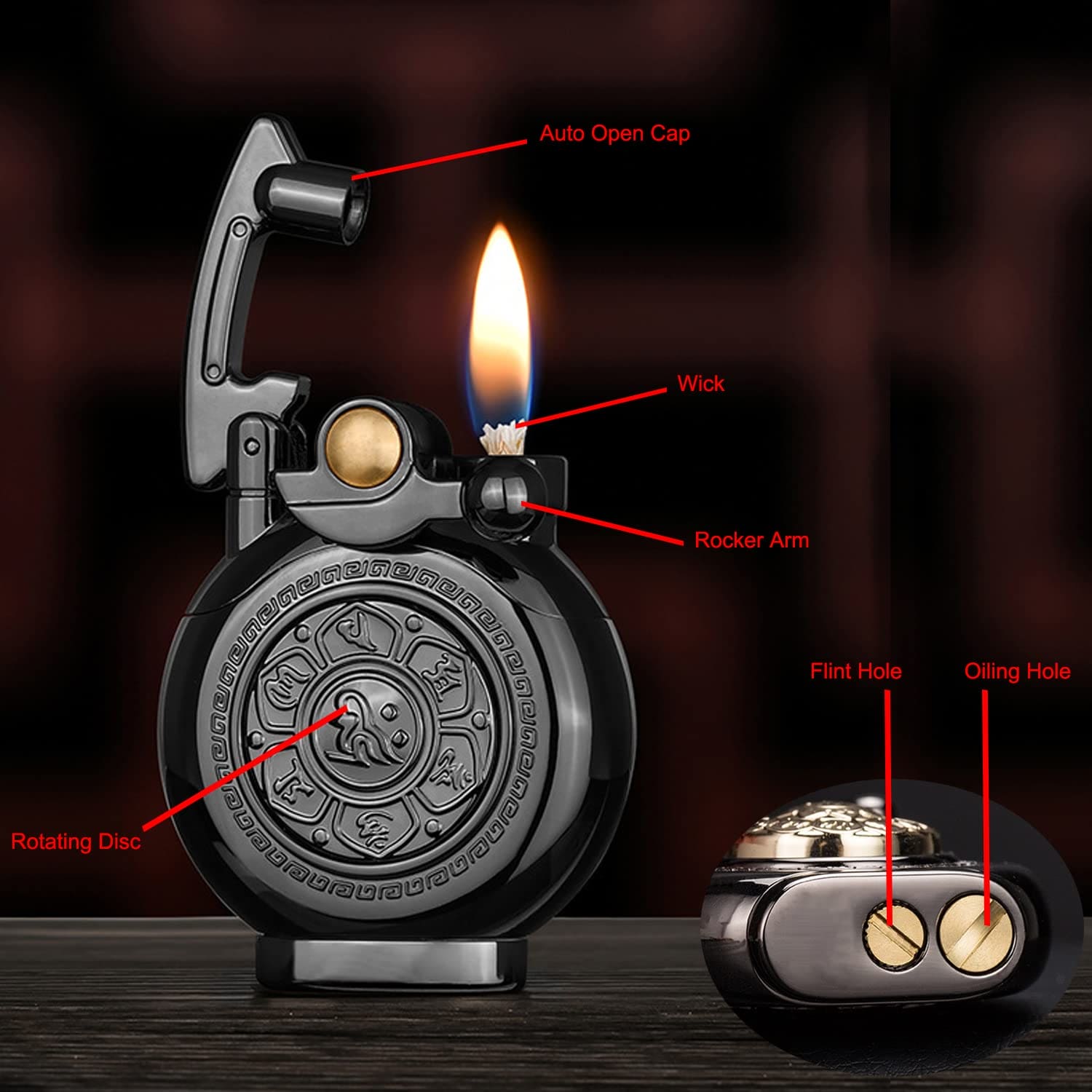 Timeline Vintage Lighter, Pressure Relief Lighter, Aigrette Classic Trench Lighter, Wheel Ignition Kerosene Lighter, Creative Rolling Tray Outdoor Windproof Lighter, Antique Soft Flame Lighter, Reusable Windproof Trench Lighter, Lift Arm Flame Lighters Timeline Vintage Lighter, Pressure Relief Lighter, Aigrette Classic Trench Lighter, Wheel Ignition Kerosene Lighter, Creative Rolling Tray Outdoor Windproof Lighter, Antique Soft Flame Lighter, Reusable Windproof Trench Lighter, Lift Arm Flame Lighters